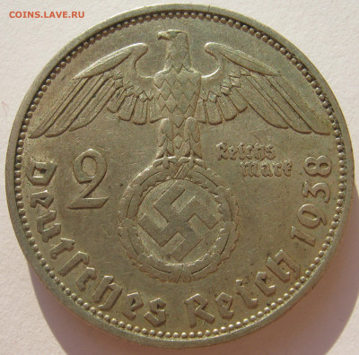  3 рейх 2 рейхсмарки 1938 A до 28.10. - IMG_2495.JPG