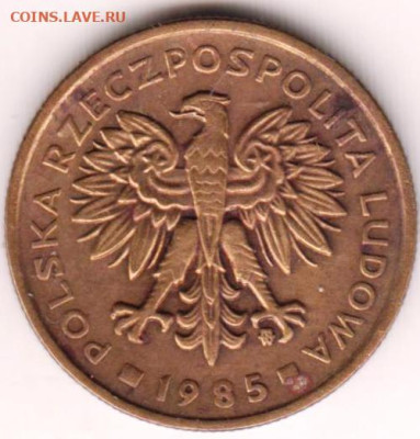 ПОЛЬША 2 злотых 1985 г. до 31.10.22 г. в 23.00 - 029