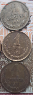 1 копейка 1971-91, 15шт.  До 28.10.22. - 20221025_165635
