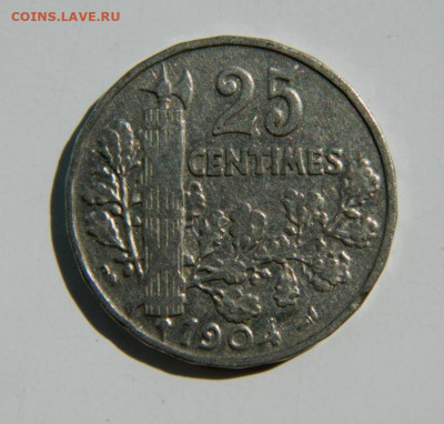 Франция 25 сантимов 1904 г. до 31.10.22 - DSCN0688.JPG