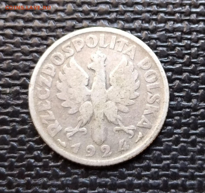 Польша 1 злотый 1924, до 22.00 мск, 28.10.2022 - польша 1 злотый 1924 1