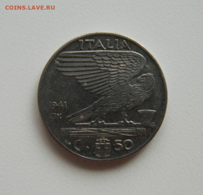 Италия 50 чентезимо 1941 г. до 31.10.22 - DSCN3514.JPG