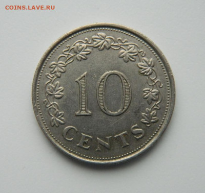 Мальта 10 центов 1972 г. (Корабль). до 01.11.22 - DSCN3412.JPG