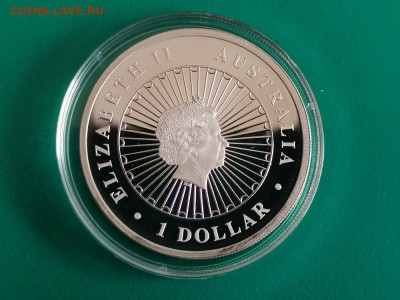 1 доллар, 2012 Австралия. Опал. Вомбат, Ag999, до 02.11 - Я Вомбат-2