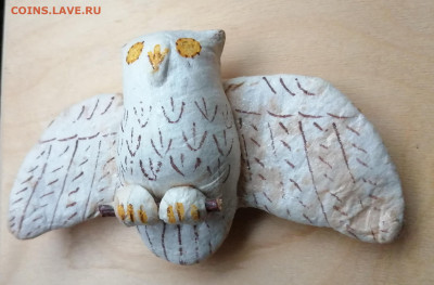Сова на ветке.. Елочная игрушка? - IMG_20221027_170848