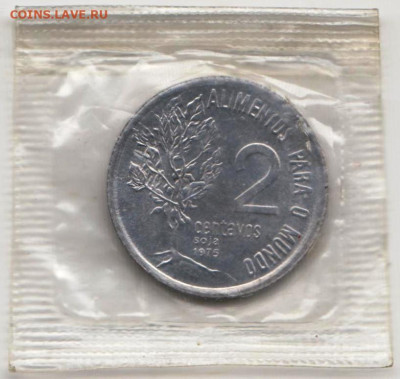 БРАЗИЛИЯ 2 сентаво 1975 г.банк. упако до 04.11.22 г. в 23.00 - 038