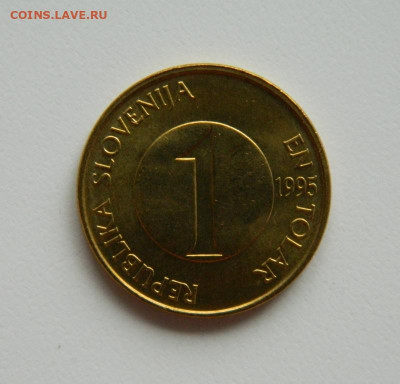 Словения 1 толар  1995 г. (Фауна) до 03.11.22 - DSCN3637.JPG