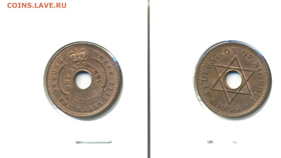 Нигерия ½ пенни, 1959 до 01.11 - Niger1_2pen1959