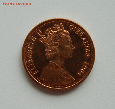 Гибралтар 1 пенни 2004 г. (Фауна) Юбилейная  до 03.11.22 - DSCN3674.JPG