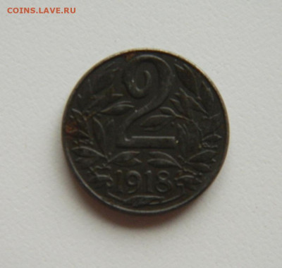 Австрия 2 геллера 1918 г. (Железо) до 03.11.22 - DSCN3706.JPG