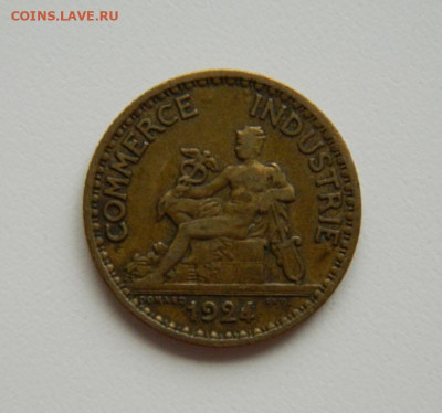 Франция 1 франк 1924 г. до 03.11.22 - DSCN3718.JPG