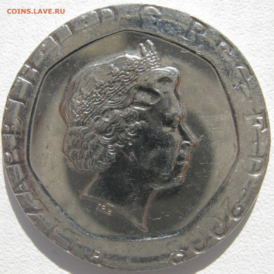 Великобритания 20 пенсов 2008 неродная заготовка и сплав - IMG_1279_1.JPG