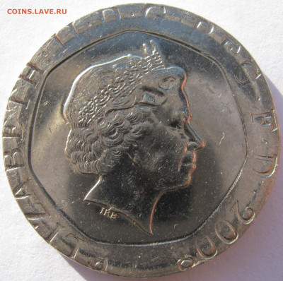 Великобритания 20 пенсов 2008 неродная заготовка и сплав - IMG_1279.JPG