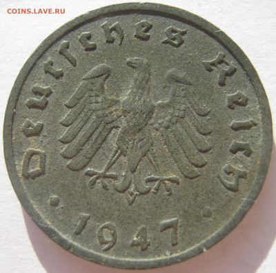 Германия оккупация союзников 10 пфеннигов 1947 F до 1.11 - IMG_2620.JPG