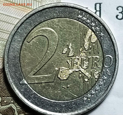 2 евро 2002 S, Греция. На оценку. - Греция с буквой s в нижней звезде-