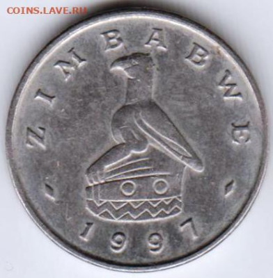ЗИМБАБВЕ 5 центов 1997 г. до 05.11.22 г. в 23.00 - 021