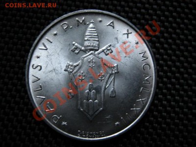 Ватикан 500 лир 1972 серебро до 04.12 в 15.00М - IMG_0188