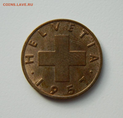 Швейцария 2 раппена 1957 г. до 03.11.22 - DSCN3258.JPG
