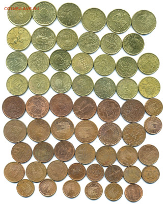 Евроценты 61 монета до 01.11 - cent