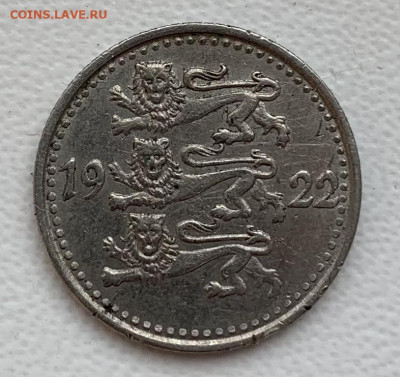 Эстония 1 марка 1922г - 7EF799E6-D2C2-4916-9AD0-4CF1953C1DD1