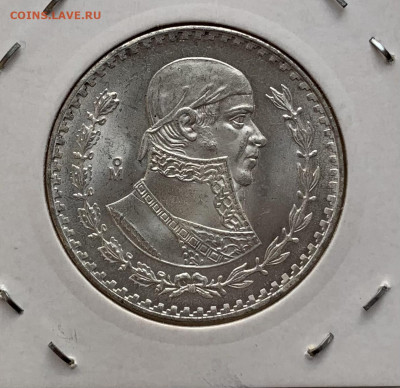 Мексика 1 пессо 1963г - 15406898-2A83-403C-A9DB-1381F4772E8D