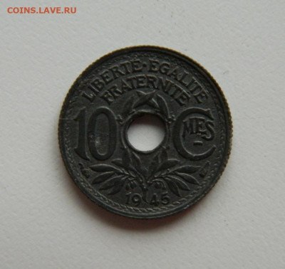 Франция 10 сантимов 1945 г. (Цинк) до 03.11.22 - DSCN3529.JPG