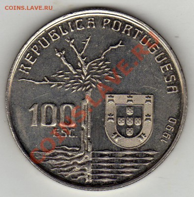 ПОРТУГАЛИЯ 100 ЭСКУДО 1990 БРАНКУ ДО 05.12.11 В 22Ч (1029) - img820