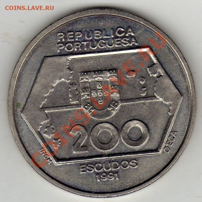 ПОРТУГАЛИЯ 200 ЭСКУДО 1991 НА ЗАПАД! ДО 05.12.11 В 22Ч (999) - img826