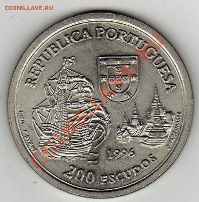 ПОРТУГАЛИЯ 200 ЭСКУДО 1996 СИАМ ДО 05.12.11 В 22Ч (1017) - img851