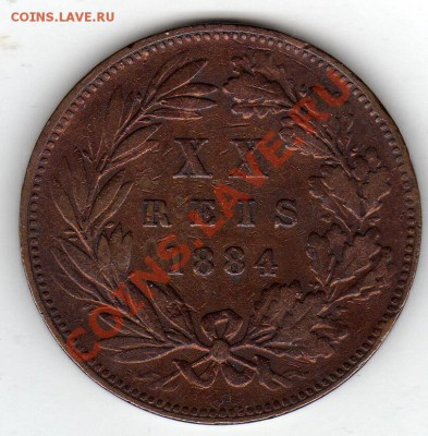 ПОРТУГАЛИЯ 20 РЕЙСОВ 1884 ДО 05.12.11 В 22.00МСК (1024) - img856
