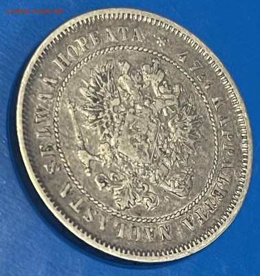 (Финляндия) 2 марки 1872 года до 02.11 до 21.00 - 88062CA7-D608-4E77-B718-E95155303C3A