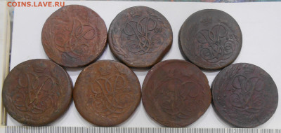 5 копеек 1758-1761 г.г. (17 шт) оценка - 4.JPG