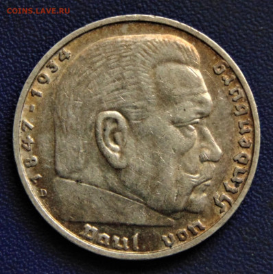 Германия. 5 марок 1936 D. До 06.11.22 в 22:00 МСК - DSC03165.JPG