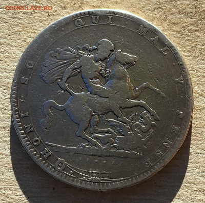 Великобритания 1 крона 1820 Георг III.До 06.11.22 в 22:22 - IMG_1525.JPG