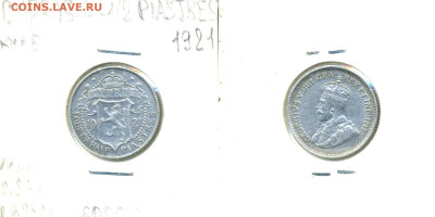 Кипр 4½ пиастра, 1921 до 03.11 - Cypr4_5pias1921