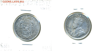Кипр 9 пиастров, 1921 до 03.11 - Cypr9pias1921