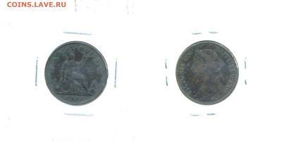 Великобритания 1 фартинг, 1881 - GB1fart1881