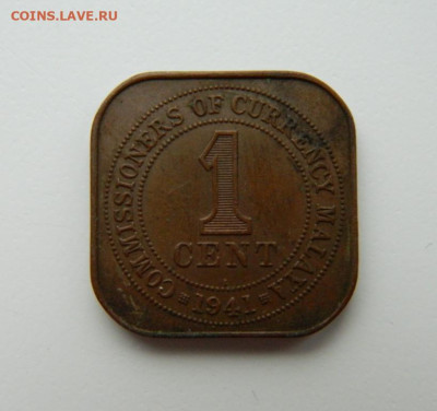 Британская Малайя 1 цент 1941 г. до 08.11.22 - DSCN3964.JPG