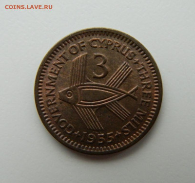 Британский Кипр 3 милс 1955 г. (Рыба) до 08.11.22 - DSCN3977.JPG