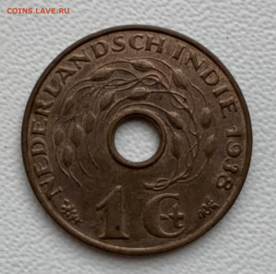 Нидерландская Ост-Индия 1 цент 1938г - F3D4191B-FA72-4086-93F1-206FE953DD51