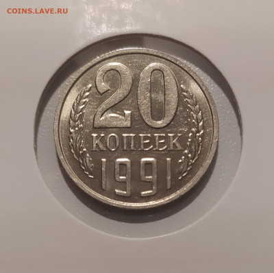 20 КОПЕЕК 1991 БЕЗ ДВОРА с ОСТЬЮ до 10.11.22 22.00 - 1.JPG