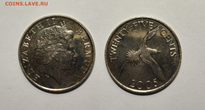 Бермудские острова 25 центов 2005 года - 7.11 - IMG_20221102_071444