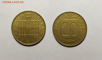 Австрия 20 шиллингов 1980 г провинции Австрии - 7.11 - IMG_20221103_073836