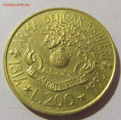 200 лир 1994 карабинеры Италия №1 10.11.2022 22:00 МСК - CIMG8155.JPG