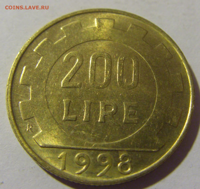 200 лир 1998 Италия №1 10.11.2022 22:00 МСК - CIMG8175.JPG