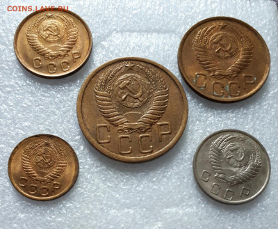 1,2,3,5,10 коп 1950 г хорошие - оценка - 20221104_120853