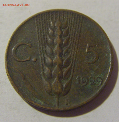 5 чентезимо 1929 Италия №2 10.11.2022 22:00 МСК - CIMG8455.JPG