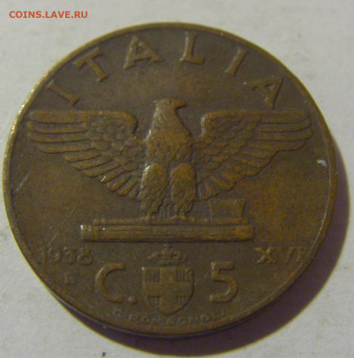 5 чентезимо 1938 Италия №1 10.11.2022 22:00 МСК - CIMG8467.JPG