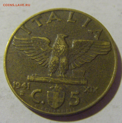5 чентезимо 1941 Италия №2 10.11.2022 22:00 МСК - CIMG8475.JPG