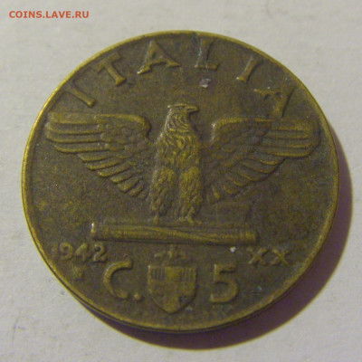 5 чентезимо 1942 Италия №1 10.11.2022 22:00 МСК - CIMG8479.JPG